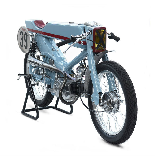 Độc đáo Honda Super Cub cafe racer siêu lạ - 5