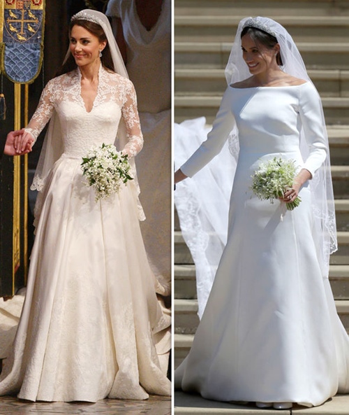 Gu thời trang giống nhau đến kinh ngạc của hai nàng dâu hoàng gia Anh - 1