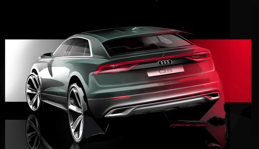 Audi &#39;&#39;nhá hàng&#39;&#39; chiếc Q8 2019 trước ngày ra mắt; thiết kế hầm hố và sắc nét - 3