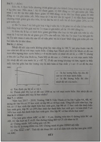 Hướng dẫn giải chi tiết Môn Toán thi vào 10 TPHCM - 2