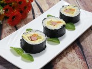 Tuyệt chiêu cuốn sushi không cần mành tre mà vẫn tròn đẹp xuất sắc