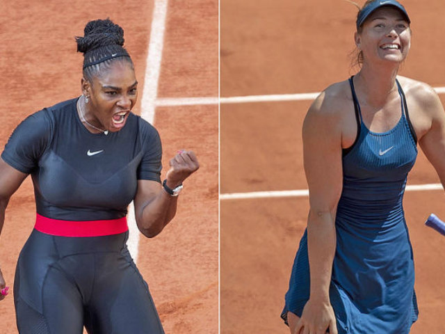 Bất ngờ Serena - Sharapova: Bỏ cuộc vì chấn thương (V4 Roland Garros)