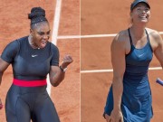 Thể thao - Bất ngờ Serena - Sharapova: Bỏ cuộc vì chấn thương (V4 Roland Garros)