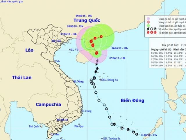 Đêm nay, bão số 2 gió giật cấp 10 đổ bộ vào Trung Quốc