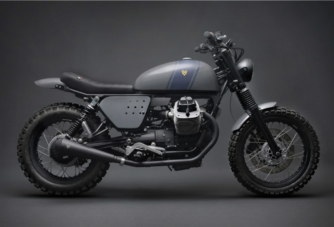 Ngắm Venier Moto Guzzi Scrambler bản đóng tay tuyệt đẹp - 1