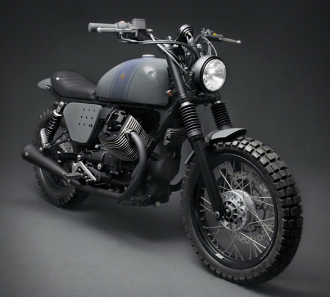 Ngắm Venier Moto Guzzi Scrambler bản đóng tay tuyệt đẹp - 2