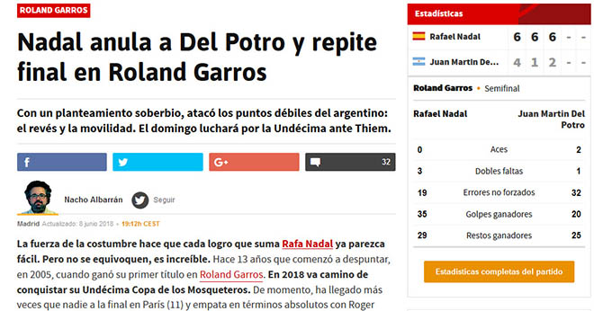 Roland Garros: Nadal “diệt” Del Potro, báo chí thế giới chờ số 11 thần thánh - 2