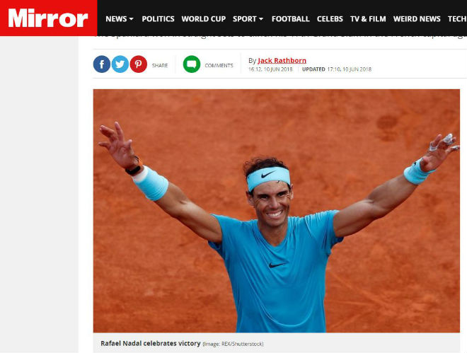 Nadal tạo kỳ tích Roland Garros: Thế giới cúi đầu, báo chí tin bắt kịp Federer - 4