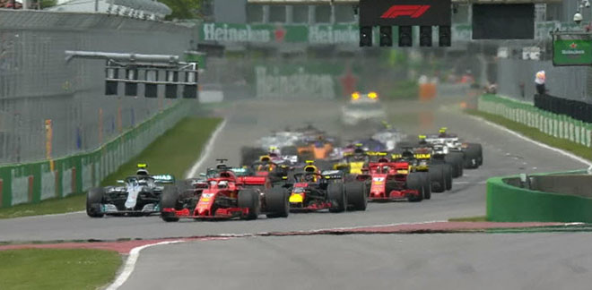 Đua xe F1, Canadian GP 2018: Kinh hoàng ngay phút đầu, điểm 10 cho Ferrari - 1