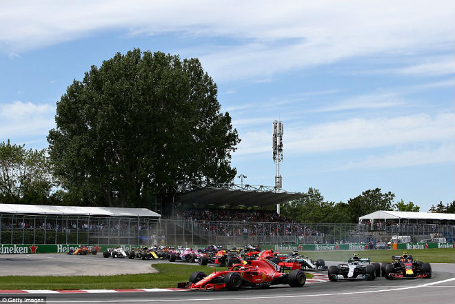 Đua xe F1, Canadian GP: Vettel phá dớp đăng quang, Hamilton gây thất vọng - 2