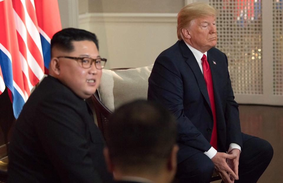 Vì sao Donald Trump đặt tay vào lưng Kim Jong-un? - 5