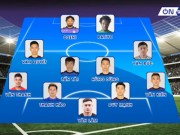 Bóng đá - Đội hình hay nhất V-League: Công Phượng &amp; Quang Hải tàng hình, 5 SAO Hà Nội