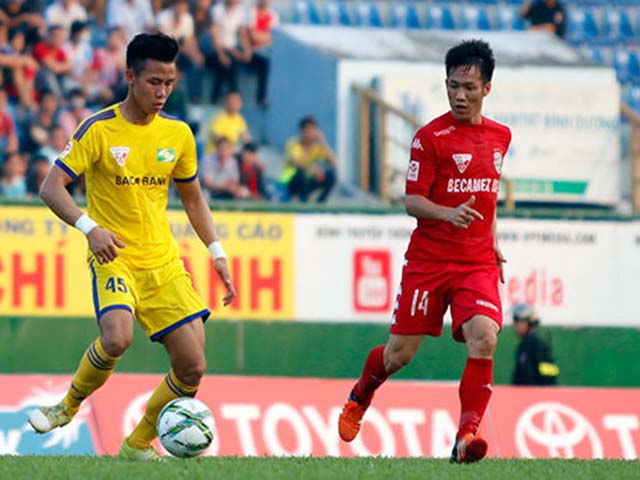 Bình Dương - SLNA: Dấu ấn cựu sao U23, penalty phút 89