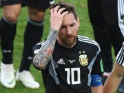 Bóng đá - Argentina mất điểm: HLV Sampaoli vẫn khen &quot;tội đồ&quot; Messi, không lo bị loại