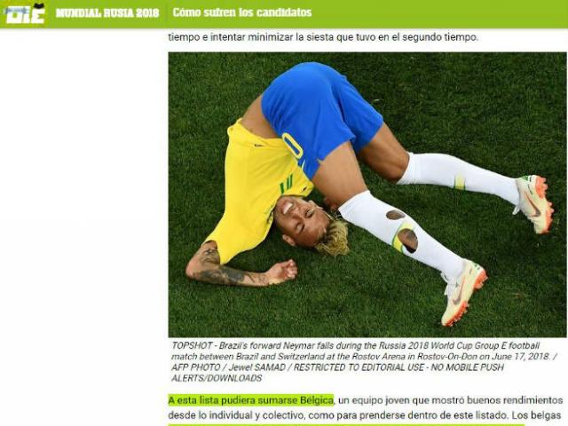 Brazil hòa như thua: Báo quê nhà vẫn bênh Neymar, chê đối thủ chơi xấu