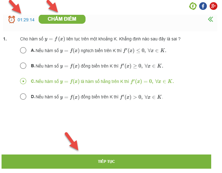 Hướng dẫn làm bài thi thử THPT Quốc gia các môn - 2