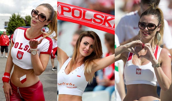 Hoa hậu Euro mặc áo viết tỷ số lên ngực nhưng đội bóng quê hương vẫn thua - 1