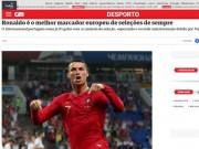 Bóng đá - Bồ Đào Nha vượt ải World Cup: Báo chí thế giới nể phục “máy săn bàn” Ronaldo