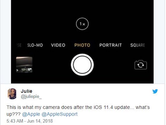 Sau lỗi hao pin, người dùng lại khốn khổ vì iOS 11.4 làm hỏng camera