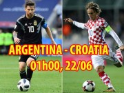 Bóng đá - Argentina - Croatia: Messi lâm nguy, Modric &amp; Rakitic bủa vây trừng phạt