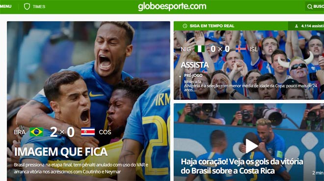 Brazil mở hội bàn thắng: Báo chí xứ Samba &#34;phát cuồng&#34; vì Neymar, Coutinho - 1