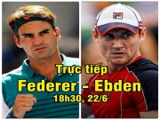 Thể thao - Chi tiết Federer - Ebden: Tuyệt vời Federer (Tứ kết Halle Open) (KT)