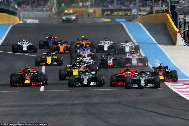 Đua xe F1 – French GP: Vettel ăn phạt nặng, Hamilton lợi cả đôi đường - 1