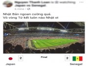 Công nghệ thông tin - Nhật chiến đấu quả cảm tại World Cup 2018, Facebooker Việt &quot;phát khóc&quot;