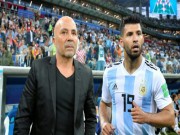 Bóng đá - Chấn động Argentina: HLV Sampaoli nổi điên, cú sốc Aguero &amp; Caballero