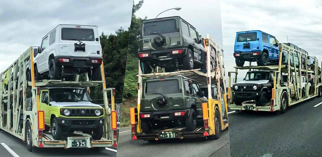 Suzuki Jimny 2019 &#39;&#39;rục rịch&#39;&#39; xuất hiện trên xe tải tại Nhật Bản trước ngày ra mắt - 1