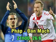 Bóng đá - World Cup, Pháp – Đan Mạch: Quyết chiến giành ngôi đầu, “Lính chì” ngại “Gà trống”