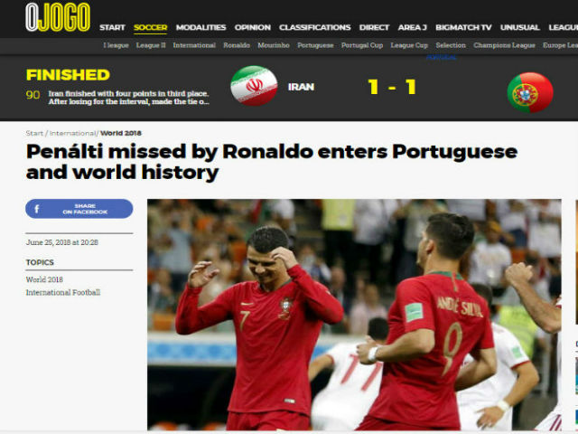 Ronaldo hỏng 11m kỷ lục, BĐN vào nhánh ”tử thần”: Báo nhà lo bị loại sớm