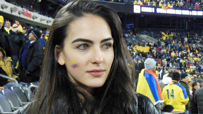 Người mẫu Colombia Daniela Botero bất ngờ được ca ngợi là “fan nữ xinh đẹp nhất World Cup” vì một hiểu lầm nho nhỏ.
