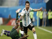 Bóng đá - Tuyệt đỉnh &quot;thiên tài&quot; Messi, Nigeria quỵ gối: Argentina hẹn Pháp vòng 1/8 World Cup