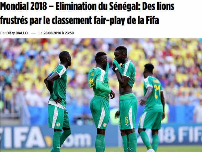 Toàn châu Phi văng khỏi World Cup: Báo Senegal đau đớn vì Fair-play - 1
