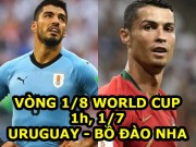 World Cup, Uruguay - Bồ Đào Nha:  " Đồ tể "  Suarez chờ  " xử "  Ronaldo