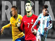 Bóng đá - 10 siêu sao World Cup 2018: Messi tụt lại, Ronaldo gặp khó, Neymar văng top 3