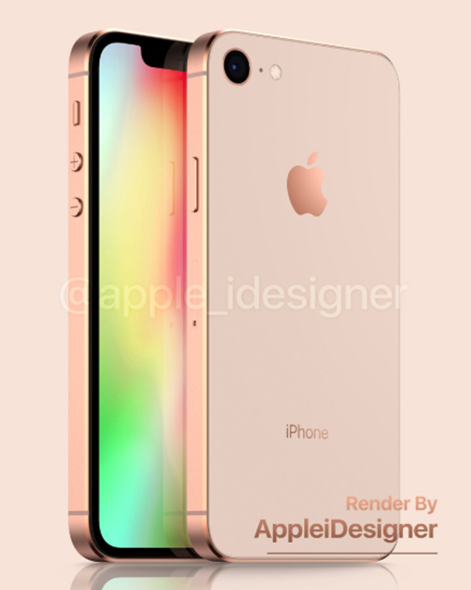 Lác mắt với ảnh iPhone SE 2: Phiên bản thu nhỏ của iPhone X - 3