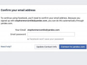 Công nghệ thông tin - Facebook yêu cầu người dùng nhập mật khẩu email để làm gì?