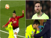 Bóng đá - Messi đổ máu ở đại chiến MU - Barcelona cúp C1: Smalling không nói đùa