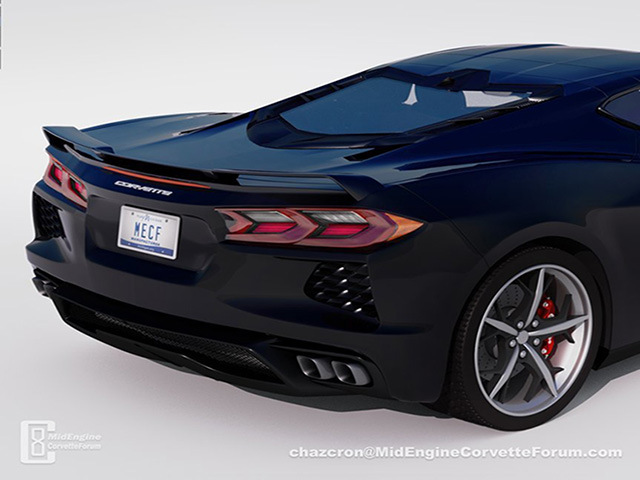 Chevrolet 2020 C8 Corvette sẽ có đèn hậu độc đáo như mắt quỷ