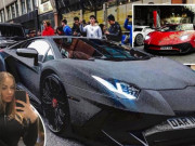 Media - Siêu xe Lamborghini gắn 2 triệu viên pha lê lấp lánh trên đường phố London