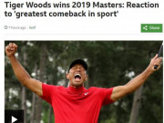 Thể thao - Tiger Woods vô địch chấn động: Báo chí thế giới gọi là điều kì diệu, &quot;nhà Vua&quot; trở lại