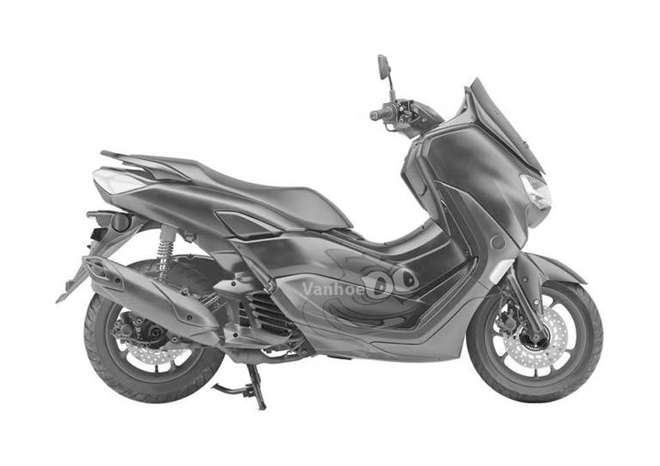 Yamaha Nmax 2020 lộ bằng sáng chế, cải tiến hiện đại hơn - 2