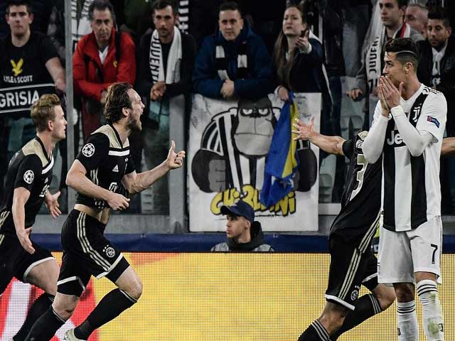 Juventus văng khỏi Cúp C1: Ajax nhảy múa, đánh bay vương miện Ronaldo