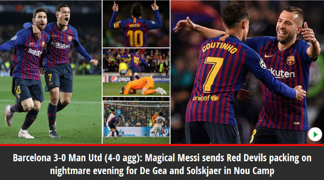 Barcelona hạ MU: Báo chí Anh kinh ngạc “ma thuật” Messi, chê tội đồ De Gea - 4