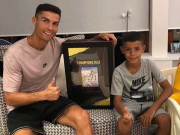 Bóng đá - Ronaldo &quot;nổ súng&quot; cúp C1: Con trai cũng rực rỡ ghi 7 bàn 1 hiệp