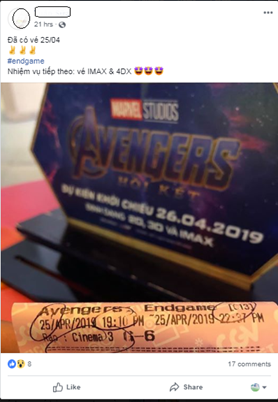Avengers lập kỷ lục 200.000 vé bán trước tại Việt Nam trong 24 giờ - 1