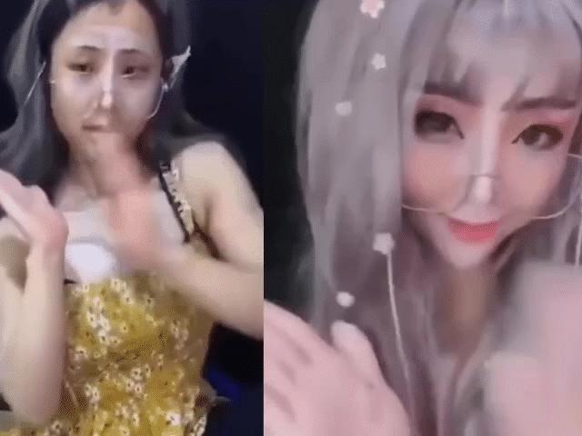 Xu hướng ”bôi vẽ” kỳ quặc của các cô gái khi live stream ở Trung Quốc