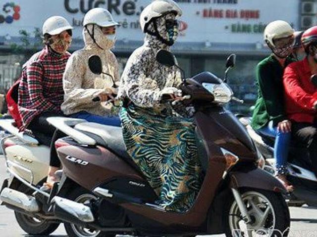 Dân Hà Nội chi tiền triệu sắm đồ ”ninja đường phố” chống nắng